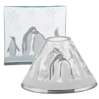 Penguin Crackle - Grand Abat-Jour &amp; Assiette