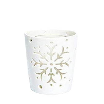 Winter Flurries &quot;Bloom&quot; - Votive Holder