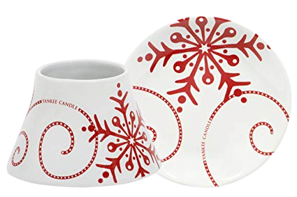 Snowfake Ceramic - Petit Abat-Jour &amp; Assiette