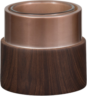 Wood &amp; Copper - Votive Holder Rond