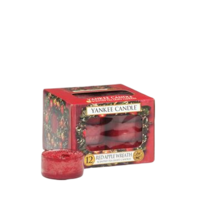 Red Apple Wreath - Tea-Lights