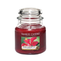 Pink Hibiscus - Medium Jar