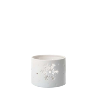 Winter Flurries - Pedestal Jar Holder