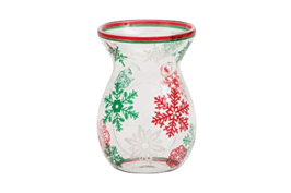 Red & Green Snowflakes - Wax Melt Warmer